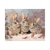 Diamondi Diamantové maľovanie - KRÁLIKY V ZIME Rámovanie: vypnuté plátno na rám, Rozmer: 40x50 cm Diamondi Diamantové maľovanie - KRÁLIKY V ZIME Rámovanie: vypnuté plátno na rám, Rozmer: 40x50 cm