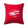 Still Plays With Planes - Vankúš 50x50 - 50x50 - Vrátane výplne ( Červená ) Still Plays With Planes - Vankúš 50x50 - 50x50 - Vrátane výplne ( Červená )