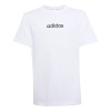 adidas Logo T Shirt Junior White/Black Lin 11-12 Years adidas Logo T Shirt Junior White/Black Lin 11-12 Years