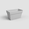 Truhlík CAPRI, XL, 80cm, plast, sv.šedá|LIGHT GREY|Artevasi Truhlík CAPRI, XL, 80cm, plast, sv.šedá|LIGHT GREY|Artevasi