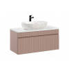 ArtCom Kúpeľňová skrinka s umývadlom a doskou ICONIC Rose DU100/1 | 100 cm ArtCom Kúpeľňová skrinka s umývadlom a doskou ICONIC Rose DU100/1 | 100 cm