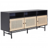 MID.YOU NÍZKA KOMODA, ratan, prírodná farba, čierna, 140/62/38 cm - Komody - 000726007001 MID.YOU NÍZKA KOMODA, ratan, prírodná farba, čierna, 140/62/38 cm - Komody - 000726007001