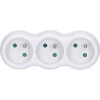 Solight rozbočovač, 3 x 10A, biely P100 Solight rozbočovač, 3 x 10A, biely P100