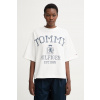 Tommy Hilfiger oversize tričko dámske bavlnené WW0WW50940 béžová S Tommy Hilfiger oversize tričko dámske bavlnené WW0WW50940 béžová S