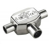 Adapter PremiumCord TV antenní zlučovač-rozbočovač IEC 75 Ohm 1x Adapter PremiumCord TV antenní zlučovač-rozbočovač IEC 75 Ohm 1x