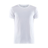 Pánske priedušné tričko s krátkym rukávom CRAFT Core Dry white XL Pánske priedušné tričko s krátkym rukávom CRAFT Core Dry white XL