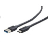 Kabel Gembird USB 3.0 AM na Type-C kabel (AM/CM), 1m, černý CCP-USB3-AMCM-1M Kabel Gembird USB 3.0 AM na Type-C kabel (AM/CM), 1m, černý CCP-USB3-AMCM-1M