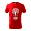 Narodeninový strom 50 - Tričko detské bavlnené - 122 cm/6 rokov ( Červená ) Narodeninový strom 50 - Tričko detské bavlnené - 122 cm/6 rokov ( Červená )