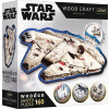 TREFL Wood Craft Origin puzzle Star Wars: Millennium Falcon 160 dielikov TREFL Wood Craft Origin puzzle Star Wars: Millennium Falcon 160 dielikov