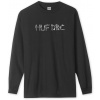 pánske tričko HUF THE LADIES EMB LS TEE Black L pánske tričko HUF THE LADIES EMB LS TEE Black L