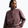 Dámska mikina Nike Sportswear Phoenix Fleece 1/2 Zip Cropped tattoo/sail Dámska mikina Nike Sportswear Phoenix Fleece 1/2 Zip Cropped tattoo/sail