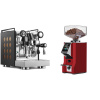 Rocket Espresso Appartamento, black/copper + Eureka Mignon Specialita Smart, CR ferrari red Rocket Espresso Appartamento, black/copper + Eureka Mignon Specialita Smart, CR ferrari red
