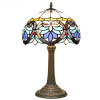 Tiffany stolná lampa Mediterranen 213HuizhouOufuLighting v.48xš.30,sklo/kov,40W Tiffany stolná lampa Mediterranen 213HuizhouOufuLighting v.48xš.30,sklo/kov,40W