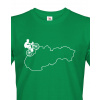 Pánske tričko pre cyklistov s mapou Sr, Barva Zelená, Velikost 2XL, Canvas Pánské tričko s krátkým rukávem Bezvatriko.cz 0319 Pánske tričko pre cyklistov s mapou Sr, Barva Zelená, Velikost 2XL, Canvas Pánské tričko s krátkým rukávem Bezvatriko.cz 0319