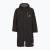 Kabát ZONE3 Oversized Polar Fleece Robe Parka black/orange Kabát ZONE3 Oversized Polar Fleece Robe Parka black/orange