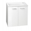 Aqualine ZOJA umývadlová skrinka 49x50x24,6cm, 2 dvierka, biela 51047A Aqualine ZOJA umývadlová skrinka 49x50x24,6cm, 2 dvierka, biela 51047A