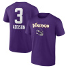Minnesota Vikings - Jordan Addison Wordmark NFL Tričko XXL/USA=3XL/EU Minnesota Vikings - Jordan Addison Wordmark NFL Tričko XXL/USA=3XL/EU