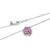 PANDORA strieborný náhrdelník Dvojitý kvet 394576c01-45 PANDORA strieborný náhrdelník Dvojitý kvet 394576c01-45