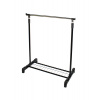 HomeLife Pojazdný stojan na šaty Single 78 x 42 x 160 cm, čierny HomeLife Pojazdný stojan na šaty Single 78 x 42 x 160 cm, čierny