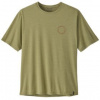 Patagonia Cap Cool Daily Shirt - Spoke Stencil Men zelená XL Patagonia Cap Cool Daily Shirt - Spoke Stencil Men zelená XL