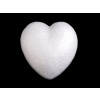 Srdce Ø8 cm polystyren Varianta: bílá, Balení: 20 ks Srdce Ø8 cm polystyren Varianta: bílá, Balení: 20 ks