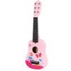 ECOTOYS FO18 Detská drevená gitara, ružová 5903089068723 ECOTOYS FO18 Detská drevená gitara, ružová 5903089068723