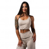 Nebbia Deni x NEBBIA Sportovní tank top 309 béžová - M Nebbia Deni x NEBBIA Sportovní tank top 309 béžová - M