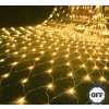 Vonkajšie vianočné LED osvetlenie, svetelná sieť 160ks / 2m x 1m s časovačom bílá teplá Vonkajšie vianočné LED osvetlenie, svetelná sieť 160ks / 2m x 1m s časovačom bílá teplá
