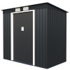 IWHome Domček záhradný ZEUS 2A 2,43 m2, antracit 176 × 201 × 121 cm IWHome Domček záhradný ZEUS 2A 2,43 m2, antracit 176 × 201 × 121 cm