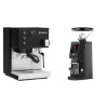 Rancilio Silvia BC, black + Eureka Atom W 65 Casa, black Rancilio Silvia BC, black + Eureka Atom W 65 Casa, black
