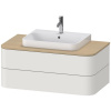 DURAVIT Happy D.2 Plus závesná skrinka pod umývadlo pod dosku, 2 zásuvky, 1000 x 550 x 408 mm, nordická biela matná lakovaná, HP497103939 DURAVIT Happy D.2 Plus závesná skrinka pod umývadlo pod dosku, 2 zásuvky, 1000 x 550 x 408 mm, nordická biela matná lakovaná, HP497103939
