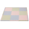 Rialto Baby Hracia podložka puzzle s okrajom Silver Beige Pink 92 x 92 cm Rialto Baby Hracia podložka puzzle s okrajom Silver Beige Pink 92 x 92 cm