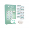 Gillette Venus Pro Smooth Sensitive dámske holiace hlavice 10 ks + kryt Gillette Venus Pro Smooth Sensitive dámske holiace hlavice 10 ks + kryt