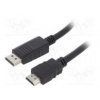 Kabel DisplayPort 1.1,HDMI 2.0 PVC černá 28AWG Kabel DisplayPort 1.1,HDMI 2.0 PVC černá 28AWG
