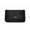 KOŽENÁ KABELKA KROKO ŠTÝL 439 čierna KOŽENÁ KABELKA KROKO ŠTÝL 439 čierna