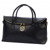 Gregorio 1723 čierna dámska kožená kabelka 42 x 24 x 15 cm Gregorio 1723 čierna dámska kožená kabelka 42 x 24 x 15 cm