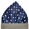 CGM Mikrofiber Pocket Square Navy, Orange (Svadobná kravata v šachovnici, mska vreckovka, kravata,) CGM Mikrofiber Pocket Square Navy, Orange (Svadobná kravata v šachovnici, mska vreckovka, kravata,)