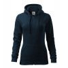 MALFINI TRENDY ZIPPER 411 / Dámska celozapínacia klokanka s kapucňou - námorná modrá XS MALFINI TRENDY ZIPPER 411 / Dámska celozapínacia klokanka s kapucňou - námorná modrá XS