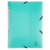 Exacompta Pastel PP Spisové dosky s gumičkou A4 - zelené Exacompta Pastel PP Spisové dosky s gumičkou A4 - zelené