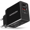 AXAGON ACU-QS24, QUICK a SMART nabíječka do sítě, 2x USB port QC3.0/AFC/FCP + 5V-1.2A, 24W AXAGON ACU-QS24, QUICK a SMART nabíječka do sítě, 2x USB port QC3.0/AFC/FCP + 5V-1.2A, 24W