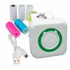 Platinium Inteligentná mini tlačiareň FUNPRINT C15 + 6 ks náhradné rolky termopapiera + USB nabíjací adaptér Platinium Inteligentná mini tlačiareň FUNPRINT C15 + 6 ks náhradné rolky termopapiera + USB nabíjací adaptér
