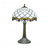 Tiffany stolná lampa Stone Elegance 216HuizhouOufuLighting v48xš30,sklo/kov,40W Tiffany stolná lampa Stone Elegance 216HuizhouOufuLighting v48xš30,sklo/kov,40W