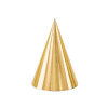 PartyDeco čiapočky zlaté 10cm 6ks PartyDeco čiapočky zlaté 10cm 6ks