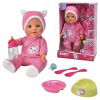 Bábika New Born Baby v pyžame s mačičkou + príslušenstvo pre deti 2+ Bábika New Born Baby v pyžame s mačičkou + príslušenstvo pre deti 2+