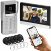 Video vrátnik pre rodinný dom, šifrovacia klávesnica, Full HD, Tuya, brána, bránka, RFID, WiFi Video vrátnik pre rodinný dom, šifrovacia klávesnica, Full HD, Tuya, brána, bránka, RFID, WiFi