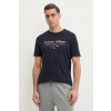 Bavlnené tričko Tommy Hilfiger pánske, tmavomodrá farba, s potlačou, MW0MW38621 L Bavlnené tričko Tommy Hilfiger pánske, tmavomodrá farba, s potlačou, MW0MW38621 L