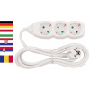 Cable GERMAN socket Strend Pro DG-803B 3,00 m, 3 sockets, HU, RO, SRB, CRO Cable GERMAN socket Strend Pro DG-803B 3,00 m, 3 sockets, HU, RO, SRB, CRO