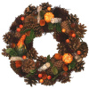 GOBA Jesenný veniec šišky a tekvice 30 cm GOBA Jesenný veniec šišky a tekvice 30 cm