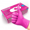 Clavier Medisterill Bezpúdrové nitrilove rukavice 100ks M Magenta Clavier Medisterill Bezpúdrové nitrilove rukavice 100ks M Magenta