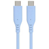 PremiumCord Silikonový kabel s konektory USB-C 60W 480Mbps modrý extra měkký 1,5m ku31sa15b PremiumCord Silikonový kabel s konektory USB-C 60W 480Mbps modrý extra měkký 1,5m ku31sa15b